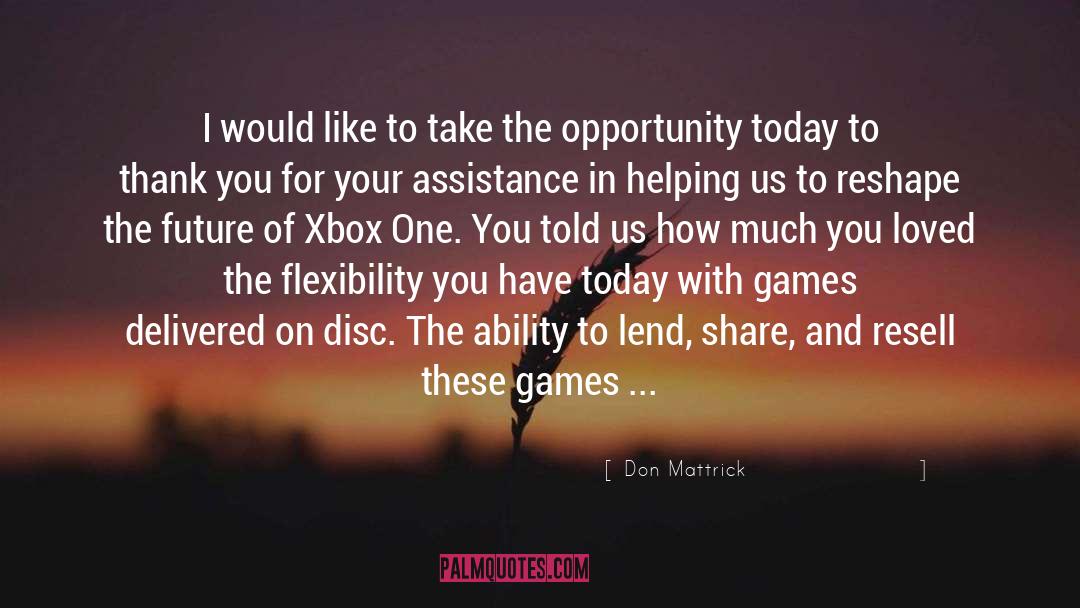Modded Xbox quotes by Don Mattrick