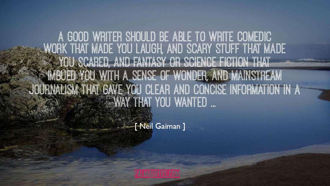 Model Fiction quotes by Neil Gaiman