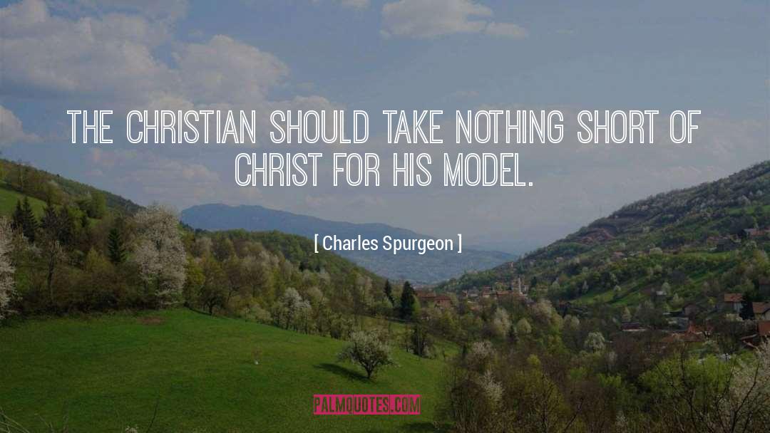 Model Of Christian Charity quotes by Charles Spurgeon