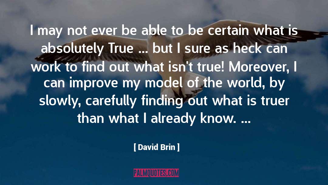 Model Un quotes by David Brin