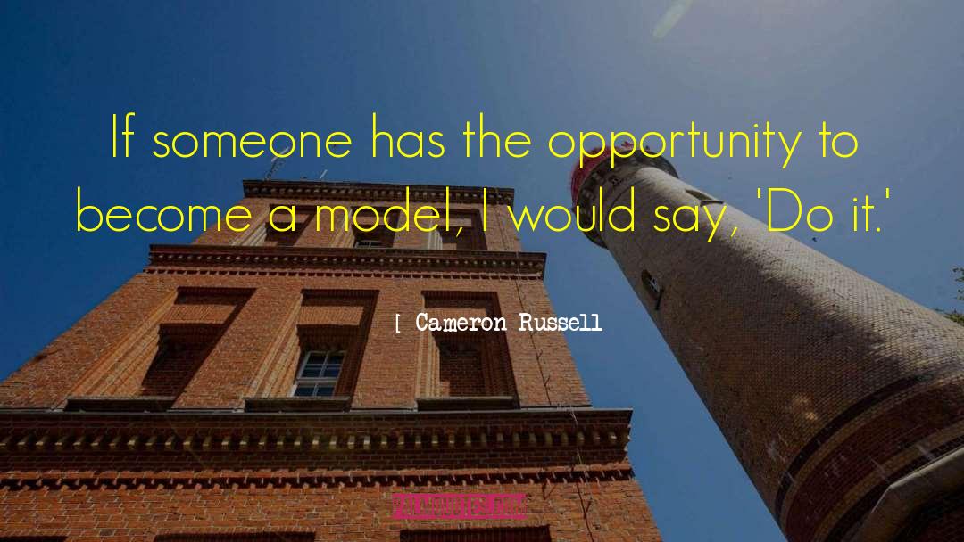 Model Un quotes by Cameron Russell