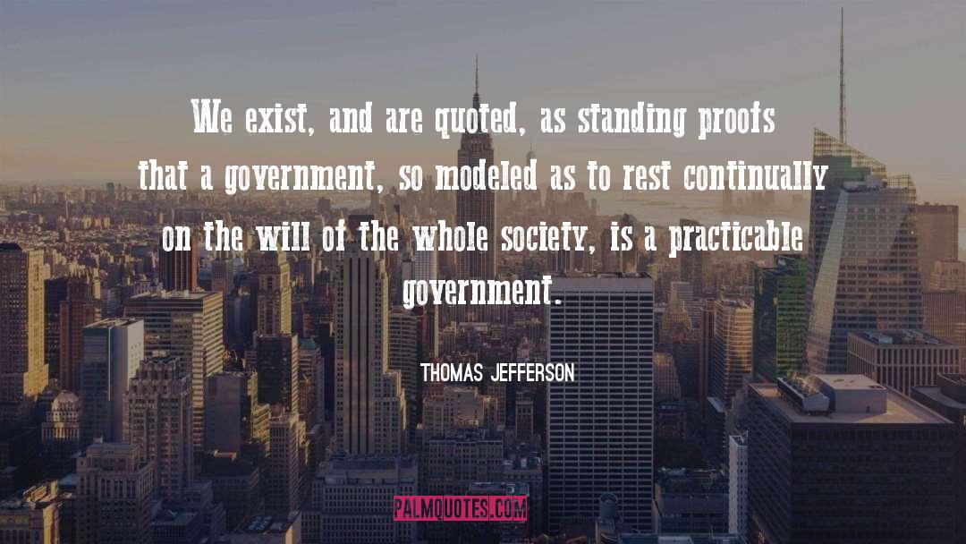 Modeled quotes by Thomas Jefferson