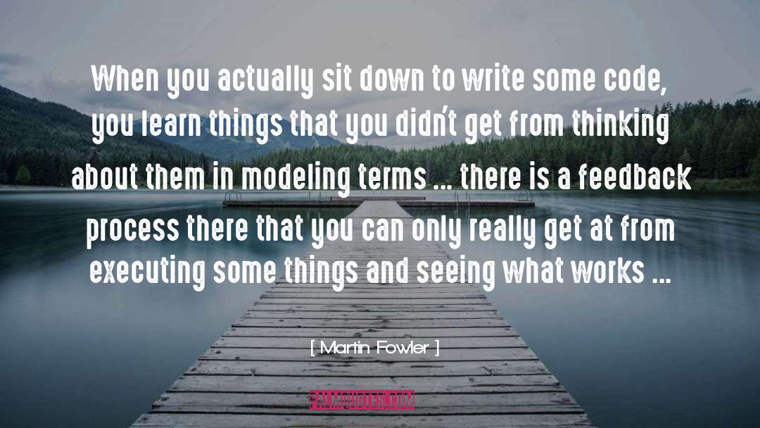 Modeling quotes by Martin Fowler