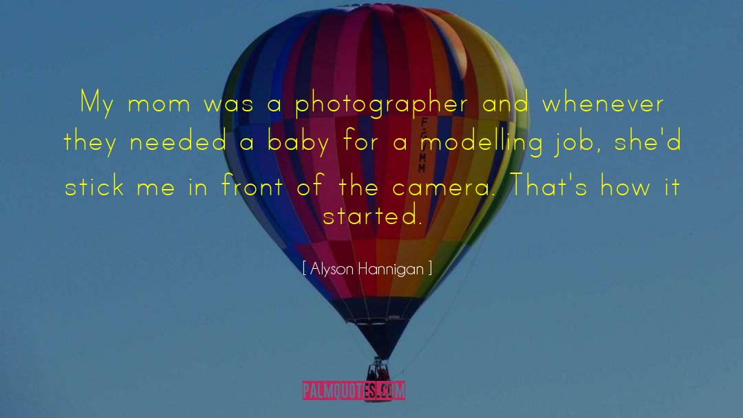 Modelling quotes by Alyson Hannigan