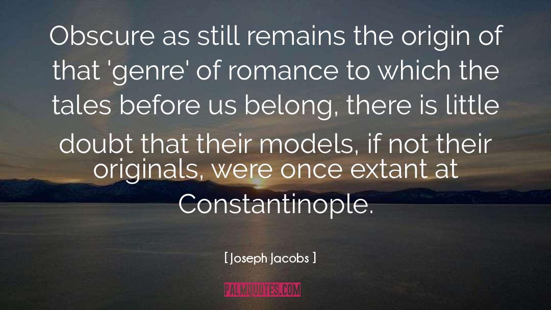 Models quotes by Joseph Jacobs