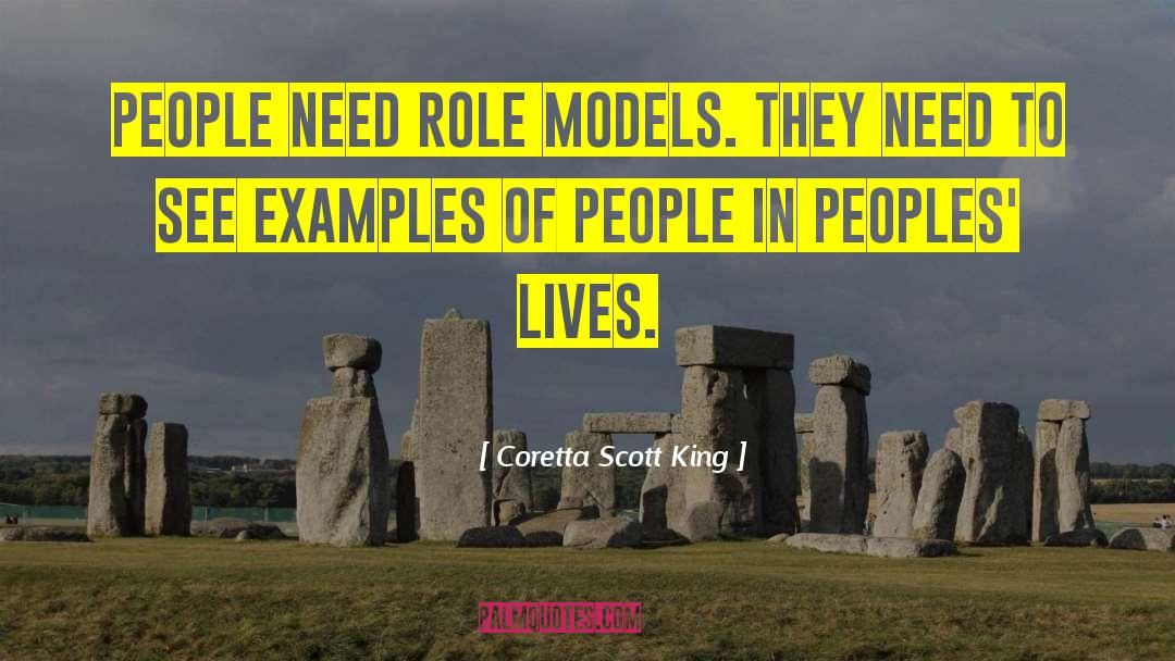 Models Tumblr quotes by Coretta Scott King