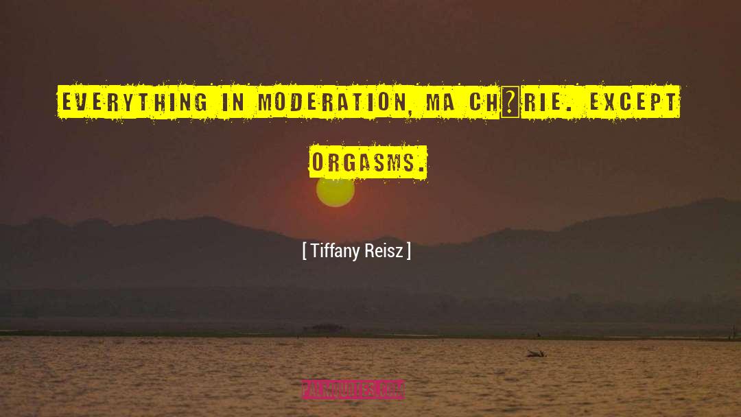 Moderation quotes by Tiffany Reisz