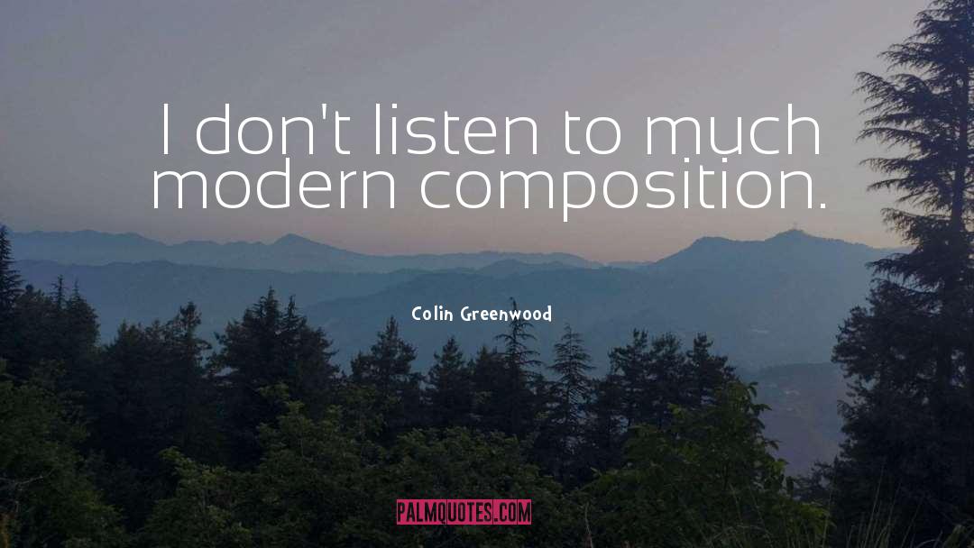 Modern Adaptation quotes by Colin Greenwood