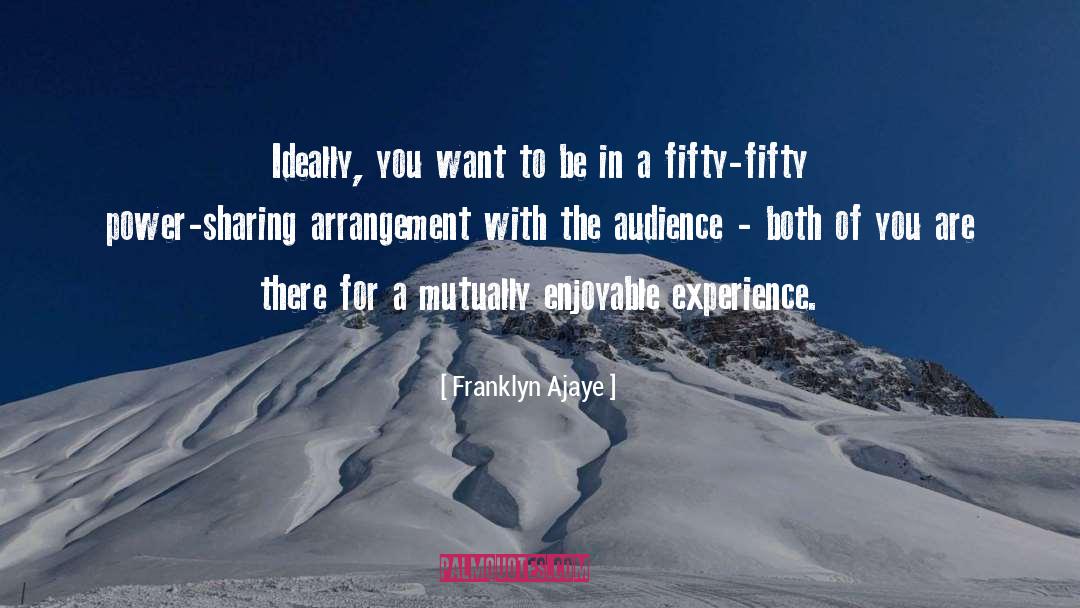 Modern Arrangement quotes by Franklyn Ajaye