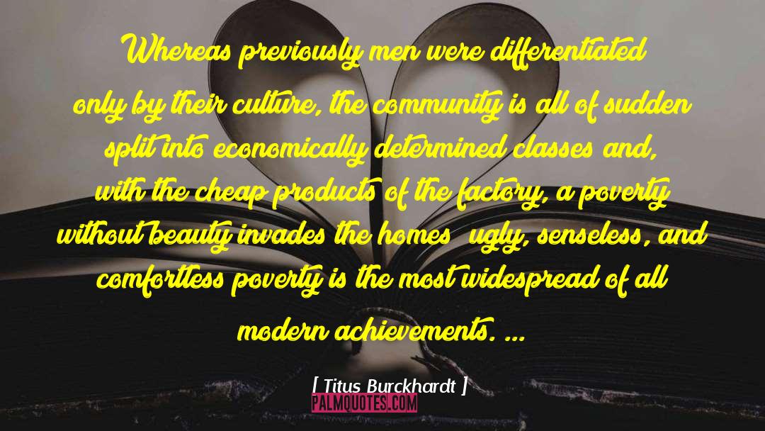 Modern Arrangement quotes by Titus Burckhardt