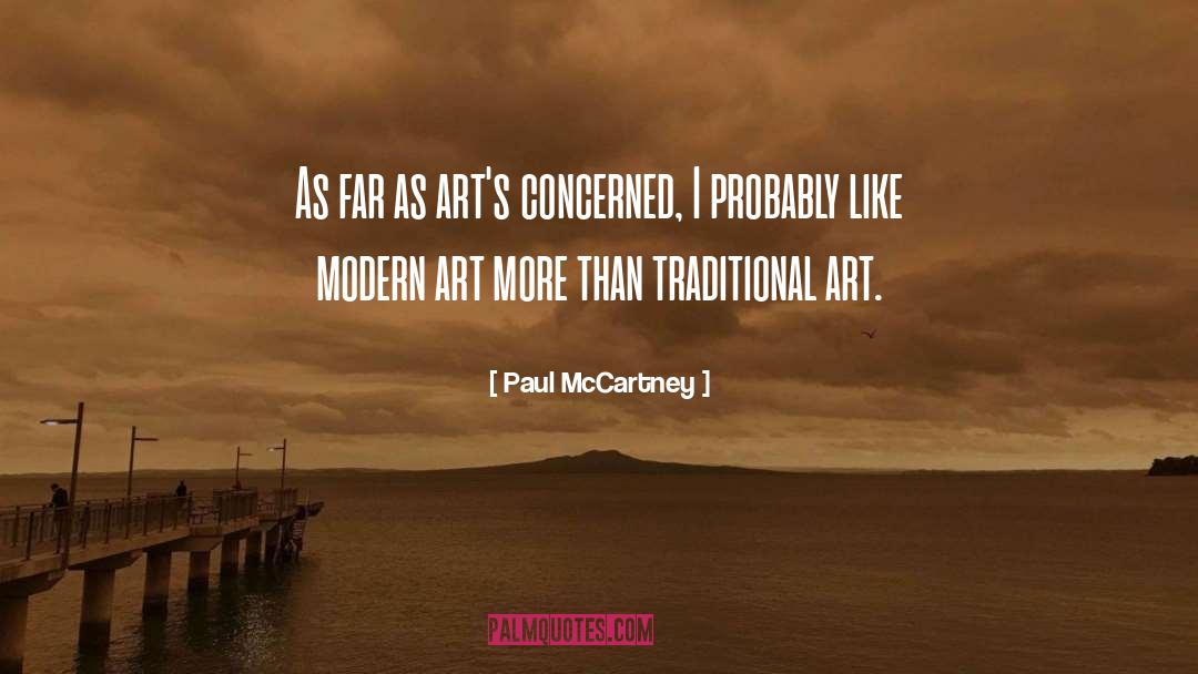 Modern Art quotes by Paul McCartney