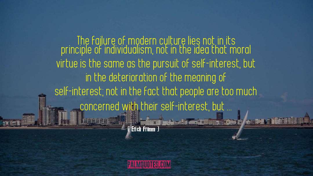 Modern Culture quotes by Erich Fromm