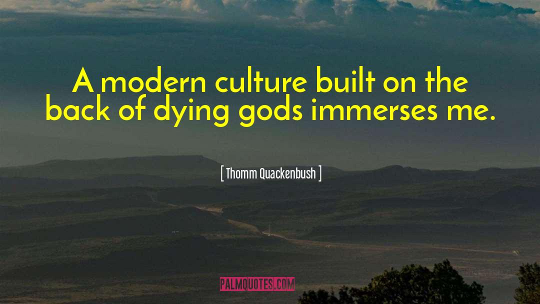 Modern Culture quotes by Thomm Quackenbush