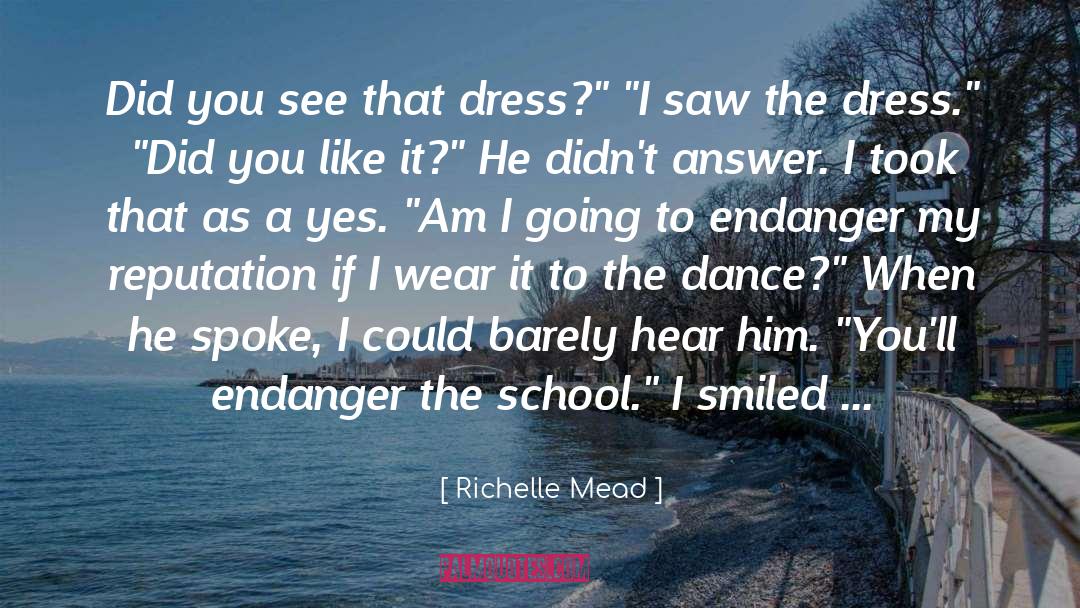 Modern Dance quotes by Richelle Mead