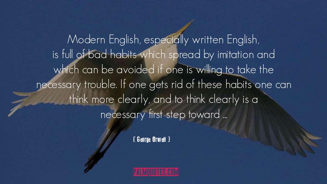 Modern English quotes by George Orwell