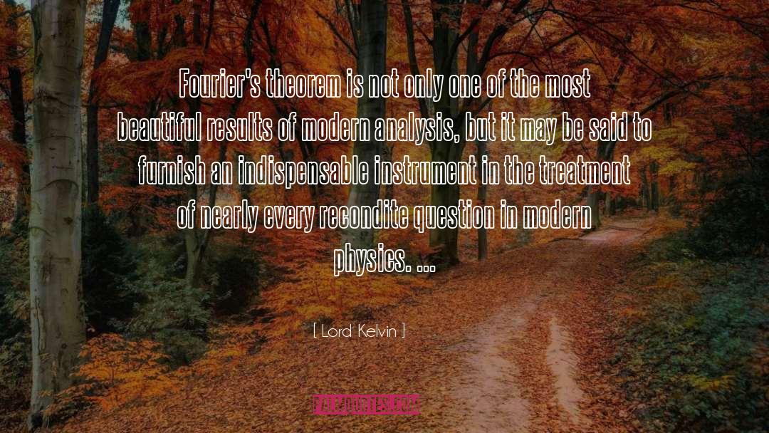 Modern Fashion quotes by Lord Kelvin