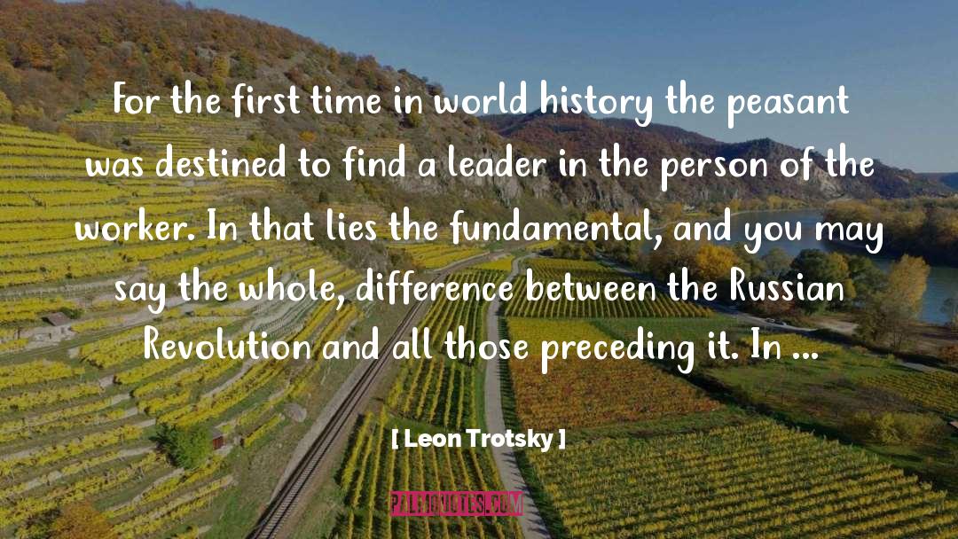 Modern History quotes by Leon Trotsky