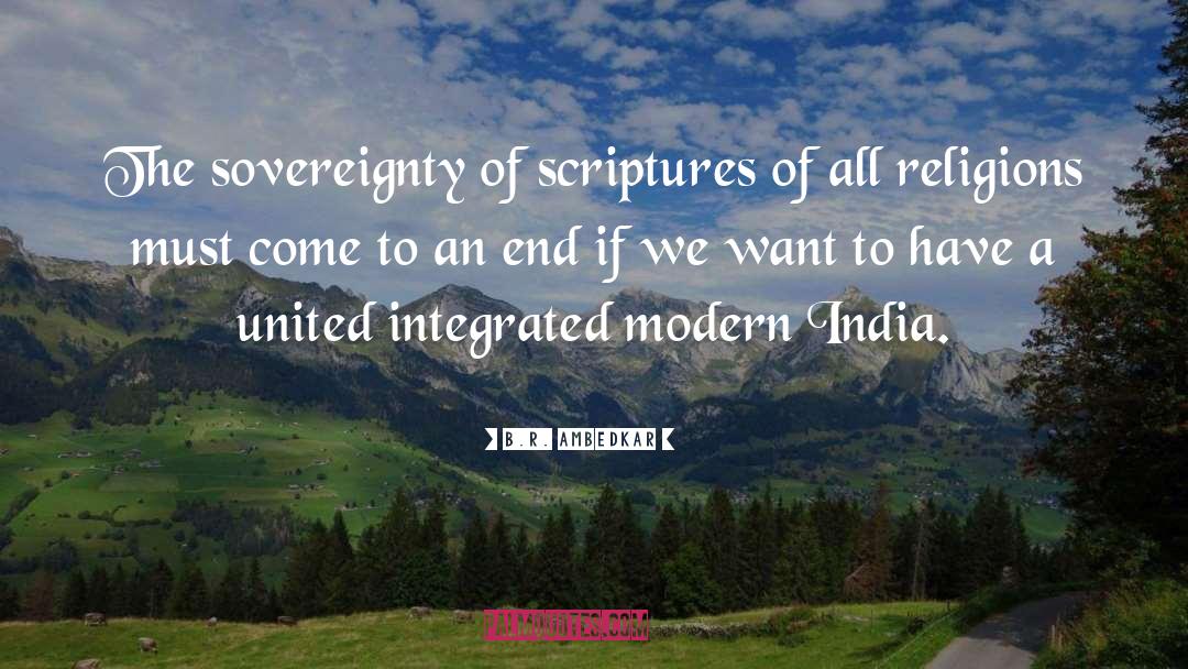 Modern India quotes by B.R. Ambedkar