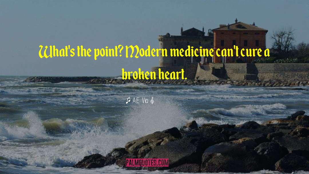 Modern Medicine quotes by A.E. Via