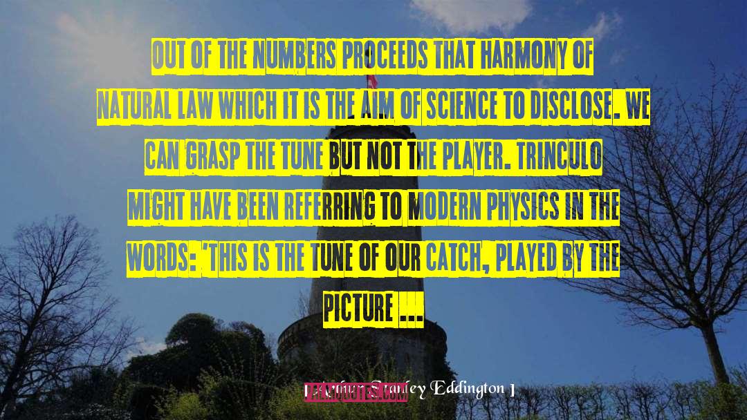 Modern Physics quotes by Arthur Stanley Eddington