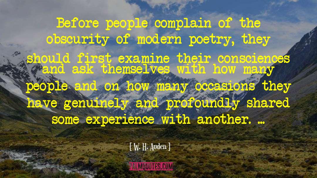 Modern Poetry quotes by W. H. Auden