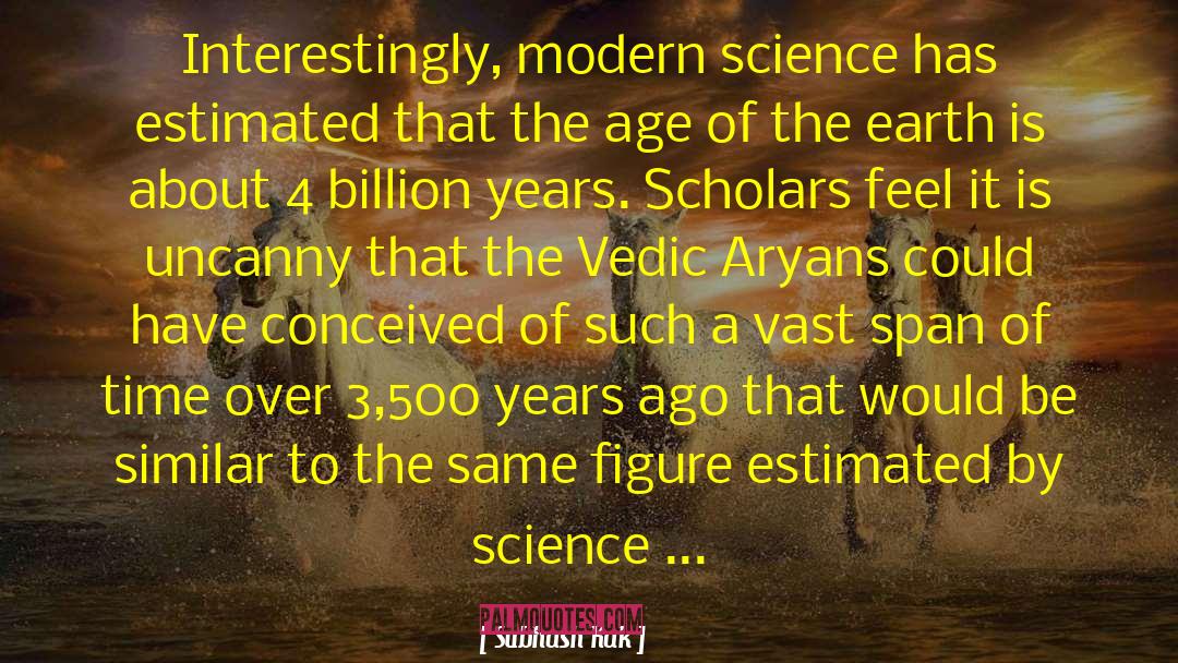 Modern Science quotes by Subhash Kak