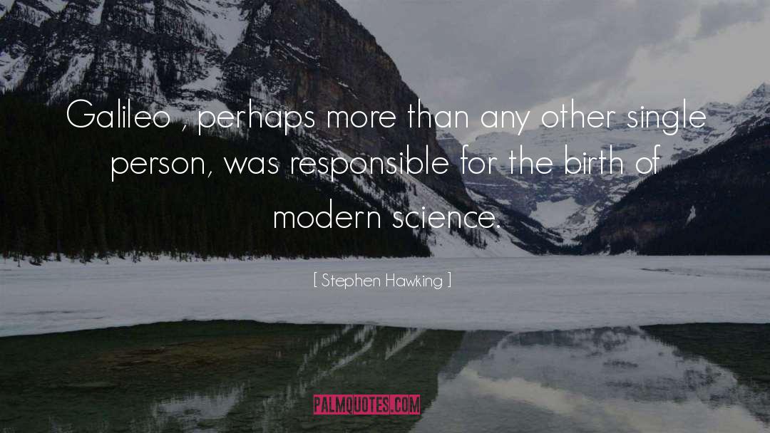 Modern Science quotes by Stephen Hawking