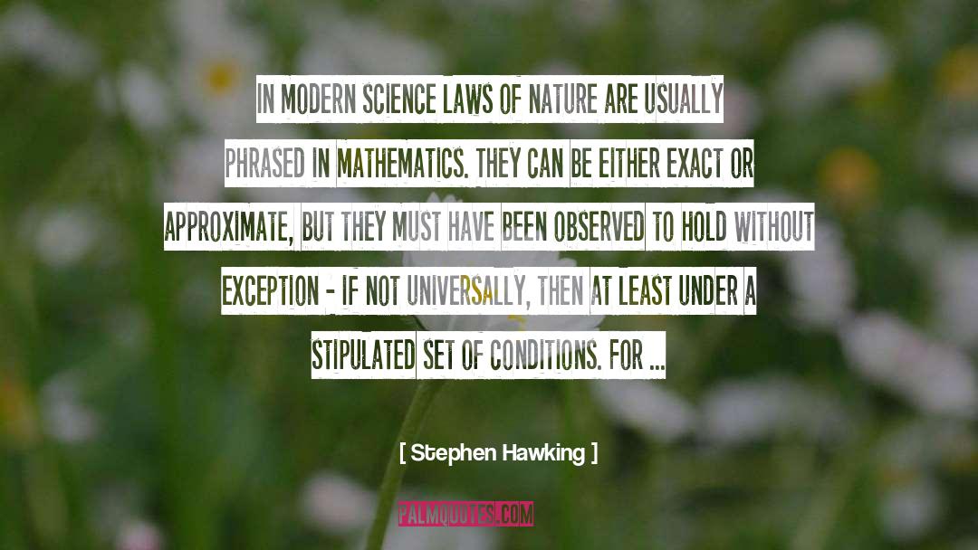 Modern Science quotes by Stephen Hawking