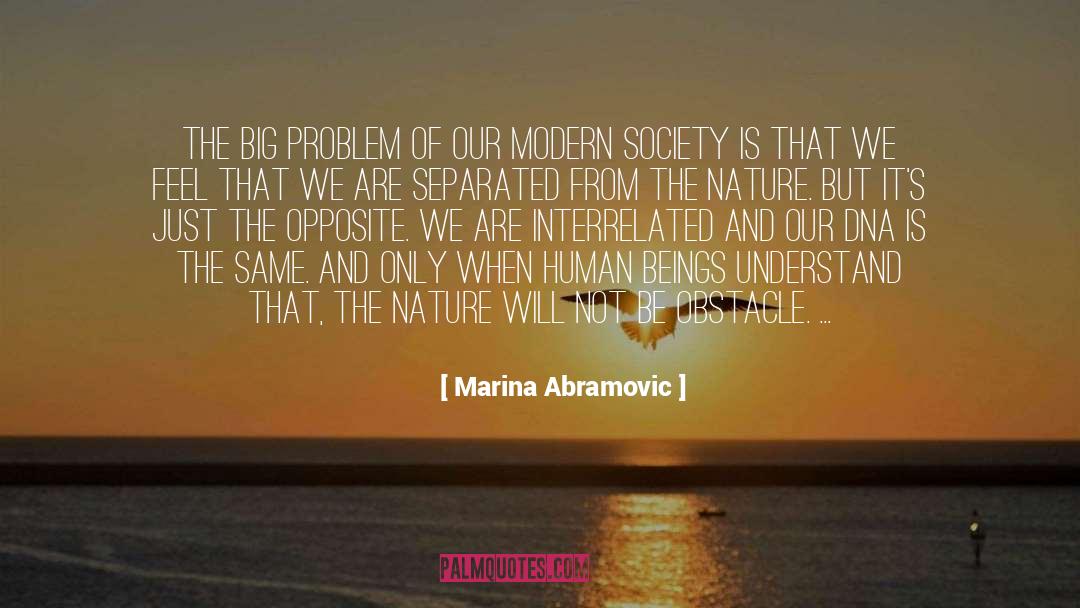 Modern Society quotes by Marina Abramovic