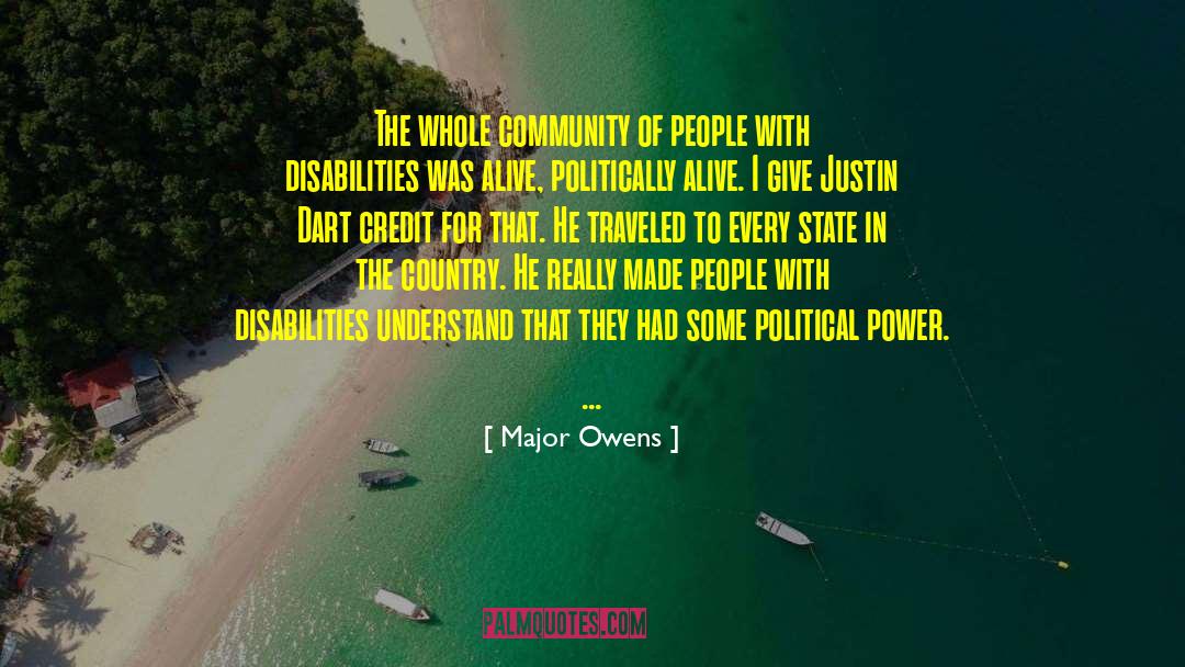 Modern State quotes by Major Owens
