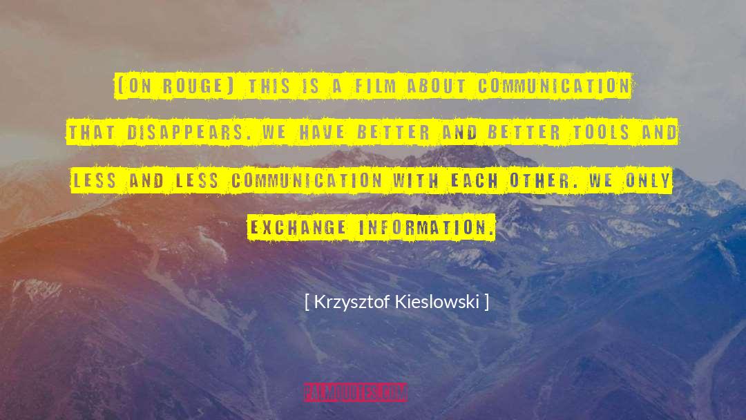 Modern Times quotes by Krzysztof Kieslowski