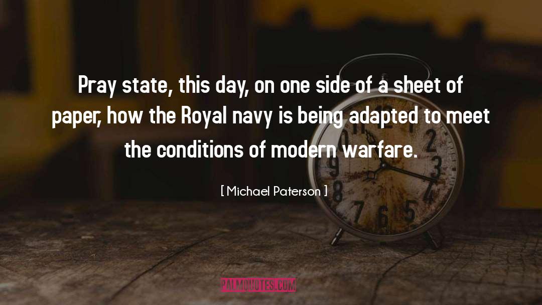 Modern Warfare quotes by Michael Paterson