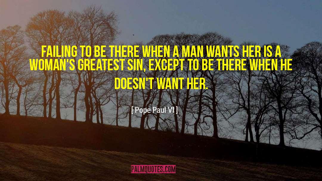 Modern Woman quotes by Pope Paul VI