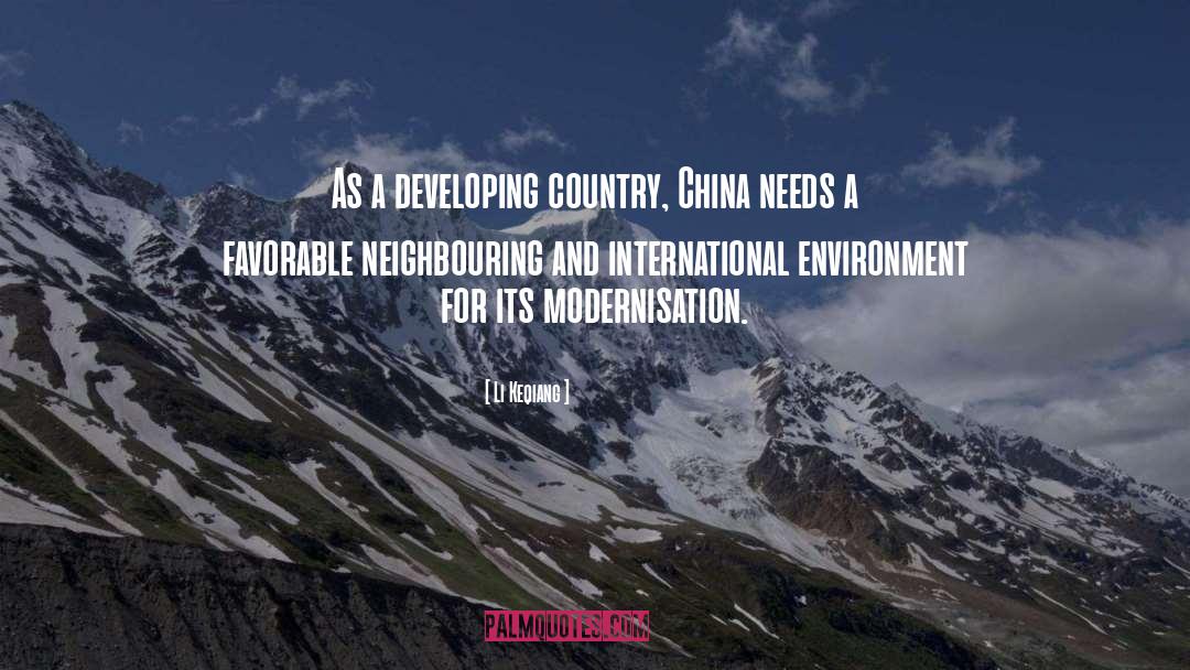 Modernisation quotes by Li Keqiang