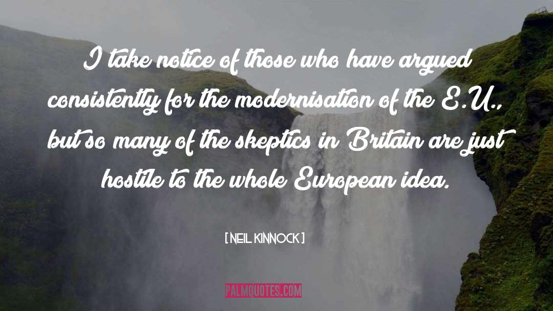 Modernisation quotes by Neil Kinnock