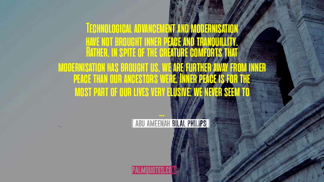 Modernisation quotes by Abu Ameenah Bilal Philips