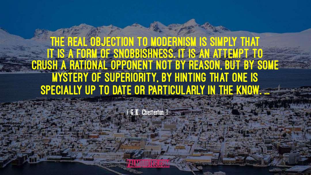 Modernism Quote quotes by G.K. Chesterton