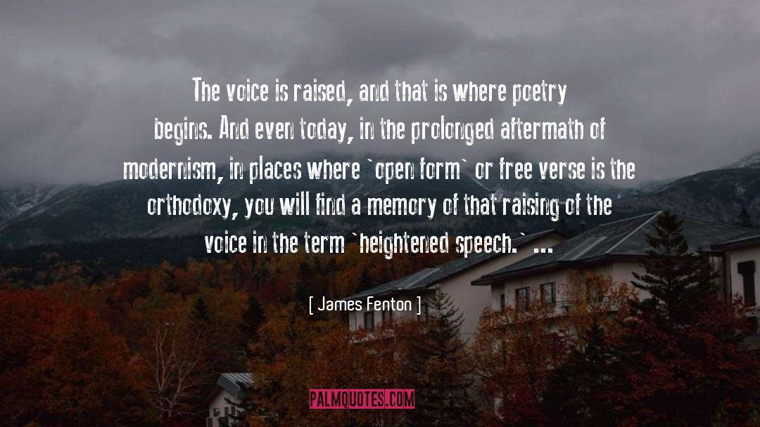 Modernism quotes by James Fenton