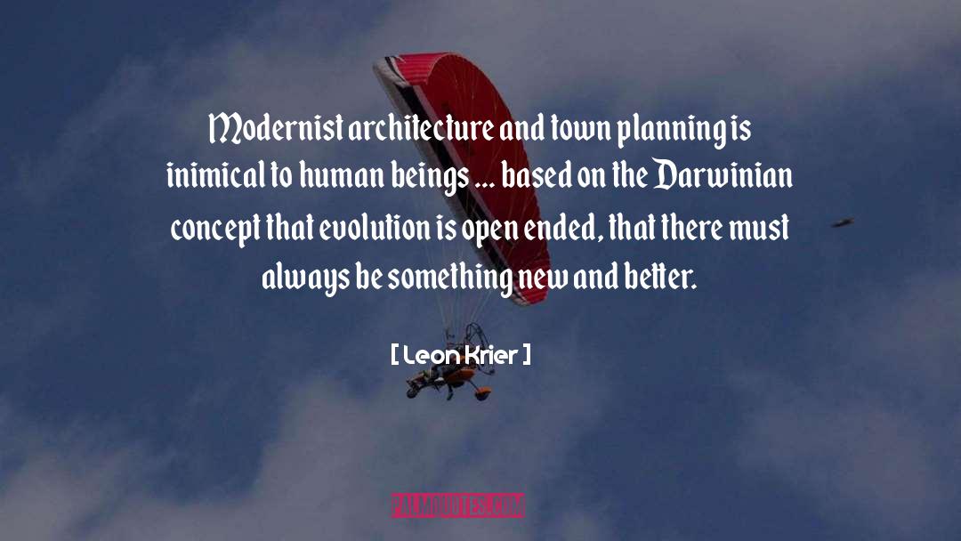 Modernist quotes by Leon Krier