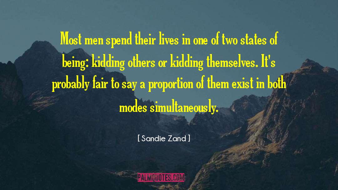 Modes quotes by Sandie Zand