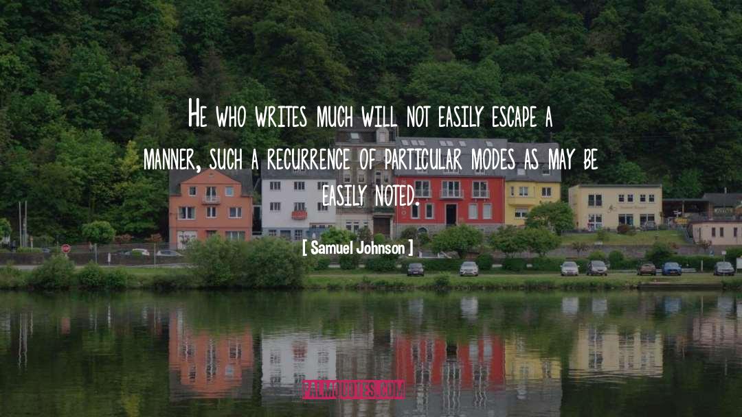 Modes quotes by Samuel Johnson