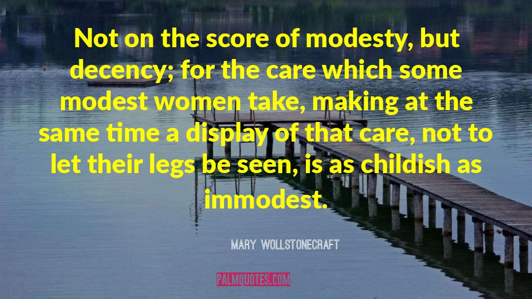 Modest Mouse quotes by Mary Wollstonecraft