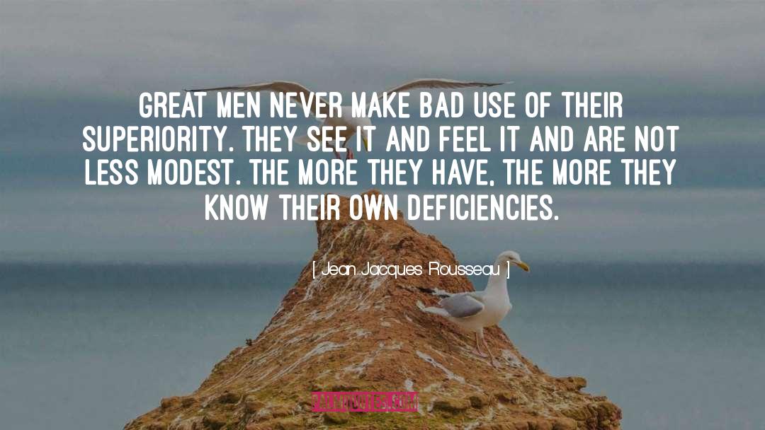 Modest quotes by Jean-Jacques Rousseau