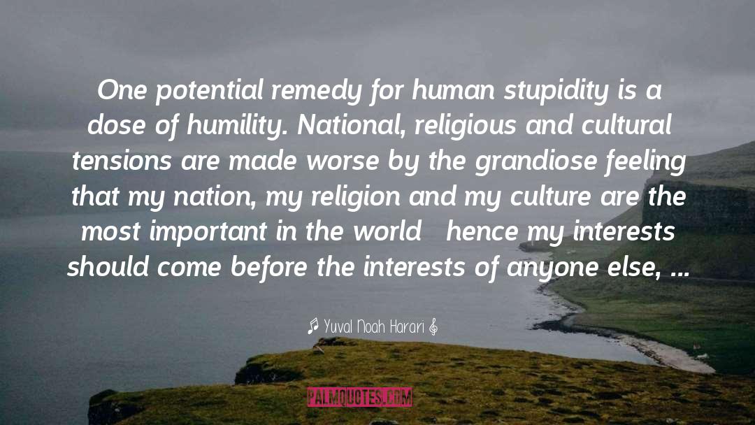 Modest quotes by Yuval Noah Harari