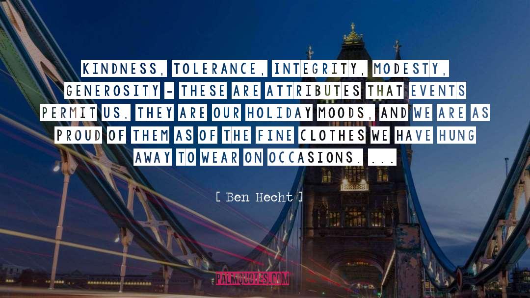 Modesty And Humbleness quotes by Ben Hecht