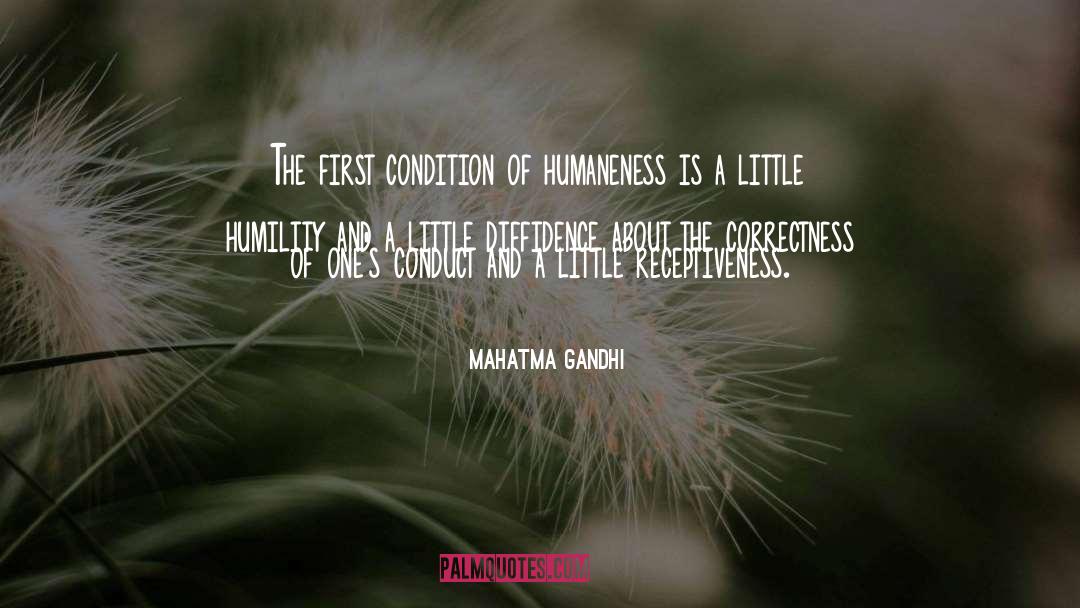 Modesty Humility quotes by Mahatma Gandhi