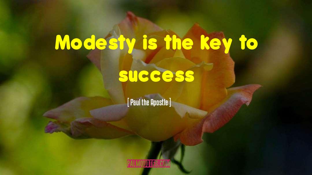 Modesty Islam quotes by Paul The Apostle