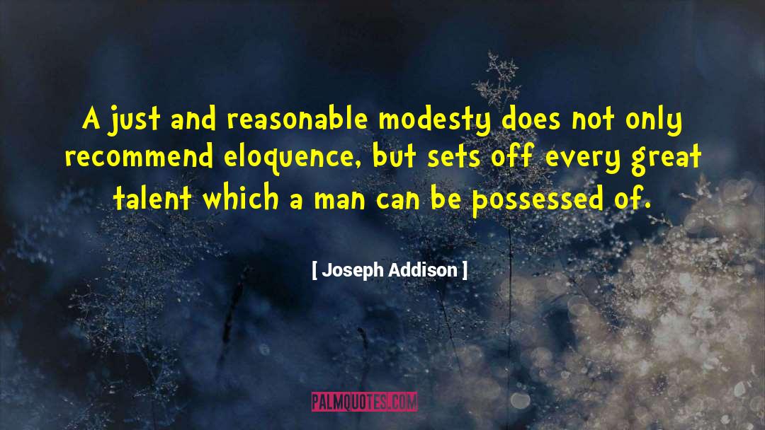 Modesty quotes by Joseph Addison