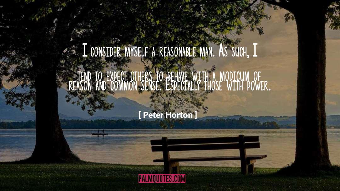 Modicum quotes by Peter Horton