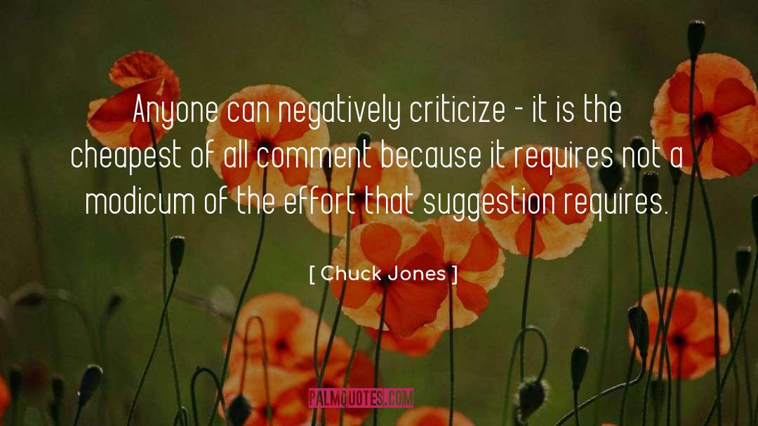 Modicum quotes by Chuck Jones